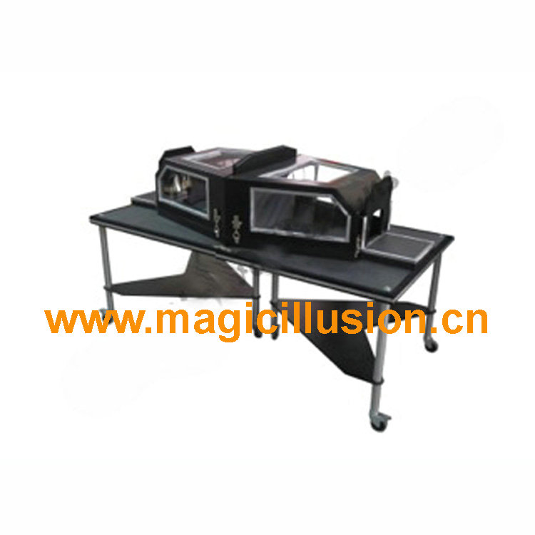 Transparent sawing stage magic illusion PW-GMG-164